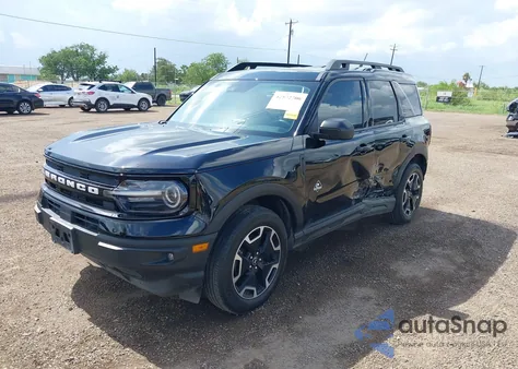 2023 Ford Bronco Sport Outer Banks z USA, uszkodzony, nr VIN 3FMCR9C61PRD54350